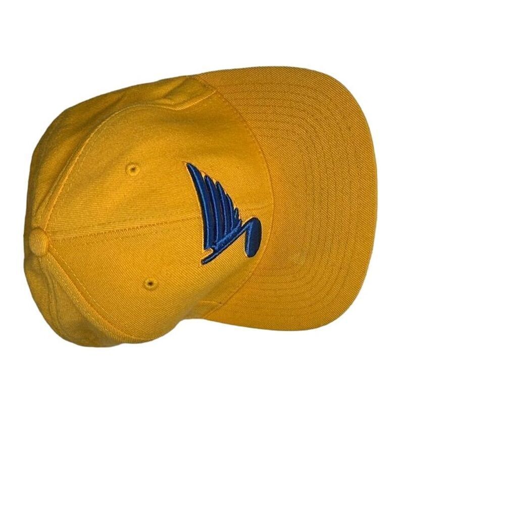 St. Louis Blues NHL Gold Adjustable Hat Embroidered Logo One Size Unisex